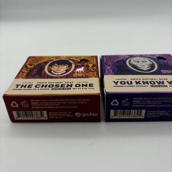 Dr. Squatch Soap Bars HARRY POTTER The Chosen One & VOLDEMORT You Know Who NEW - Picture 3 of 4